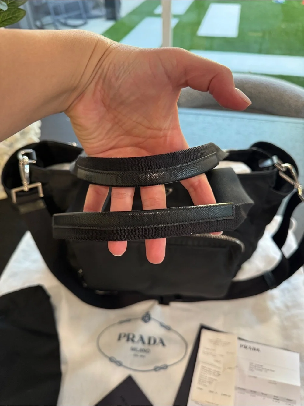 Prada nylon diaper